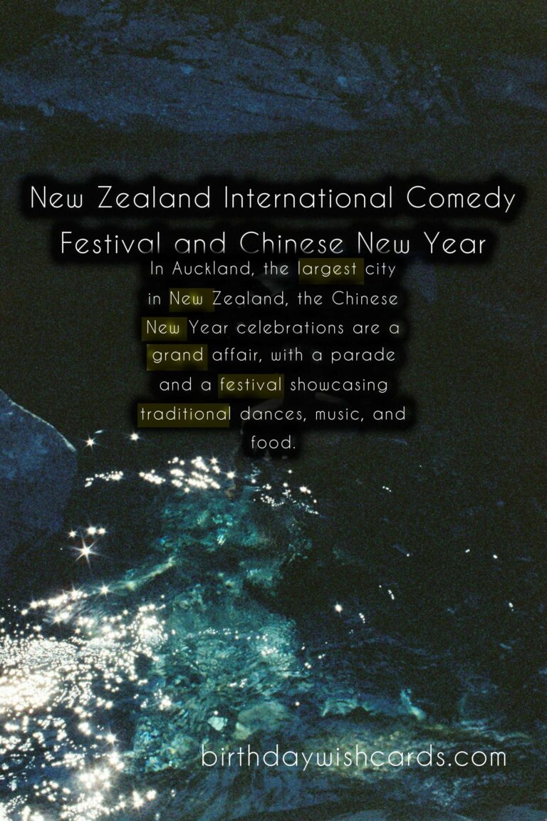 New Zealand International Comedy Festival and Chinese New Year Celebrations