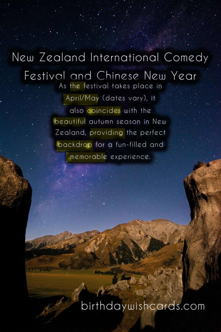 New Zealand International Comedy Festival and Chinese New Year Celebrations