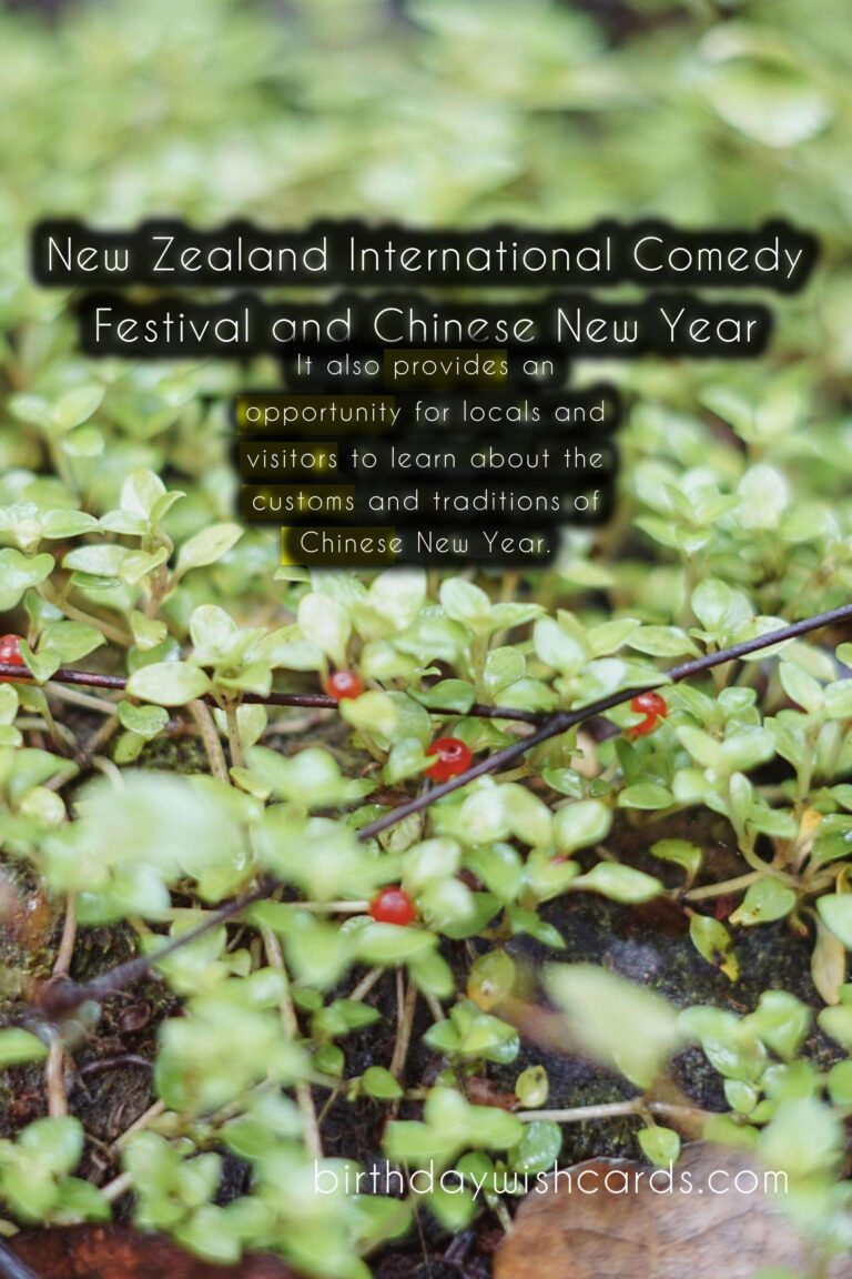 New Zealand International Comedy Festival and Chinese New Year Celebrations
