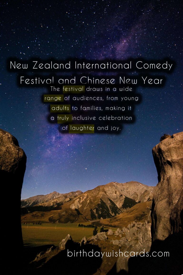 New Zealand International Comedy Festival and Chinese New Year Celebrations