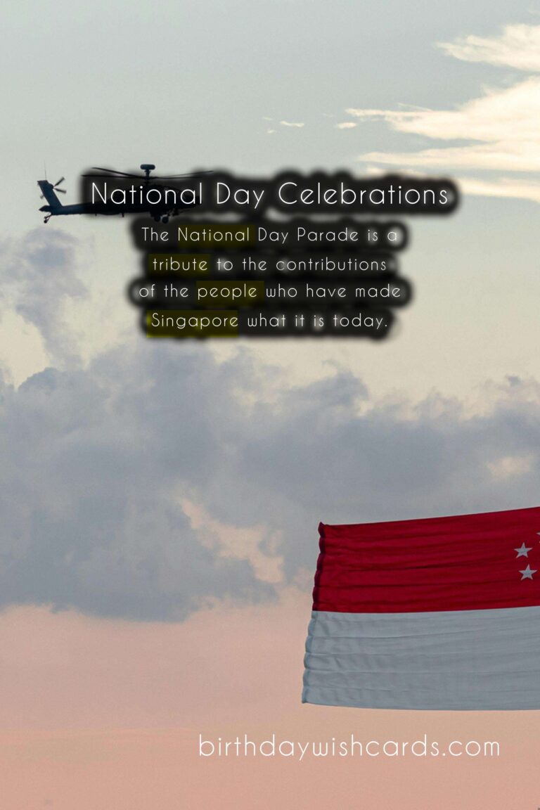Celebrate National Day (9 August) with Great Pride!