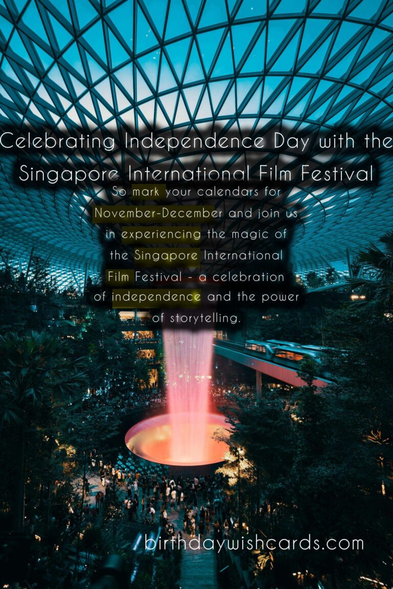 Celebrating Independence Day with the Singapore International Film Festival