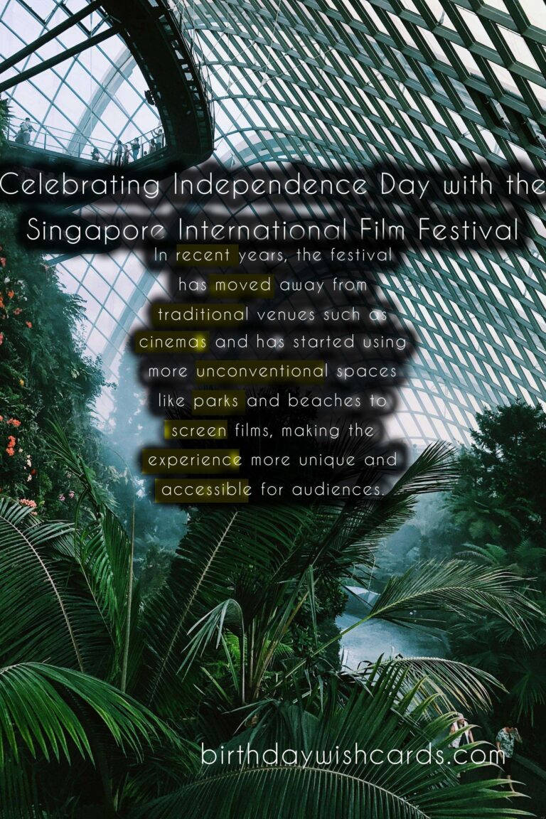 Celebrating Independence Day with the Singapore International Film Festival