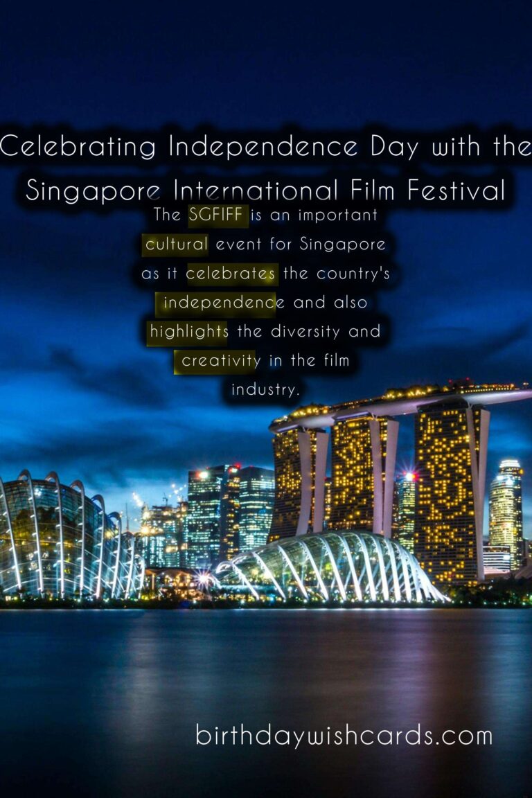 Celebrating Independence Day with the Singapore International Film Festival