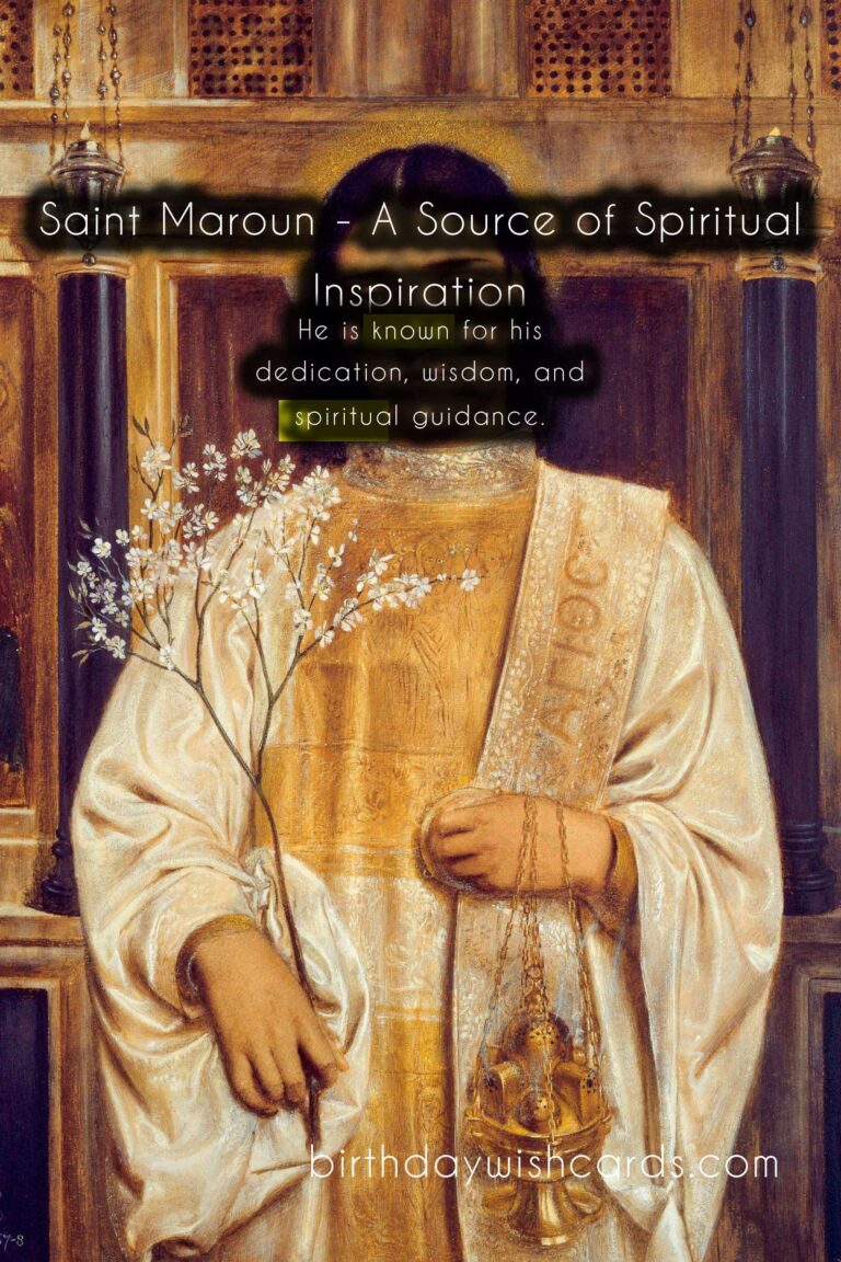 Celebrate Maroun’s Day – February 9th