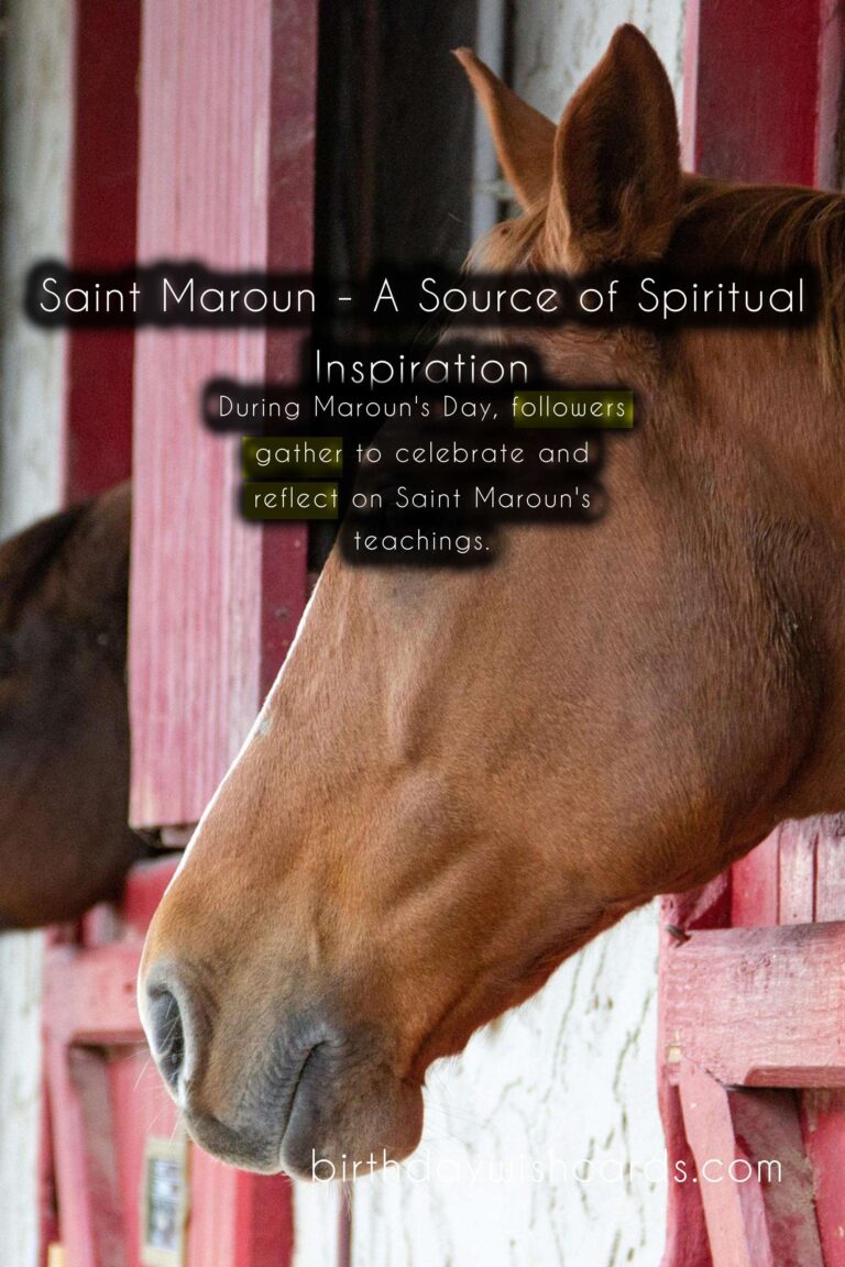 Celebrate Maroun's Day - February 9th