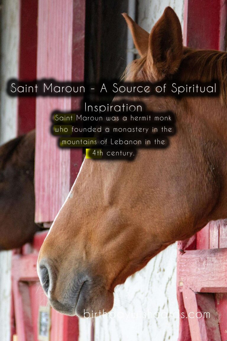 Celebrate Maroun's Day - February 9th