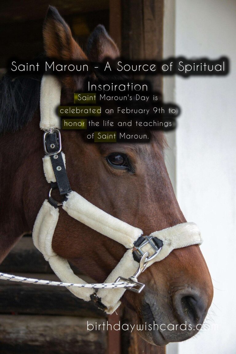 Celebrate Maroun's Day - February 9th