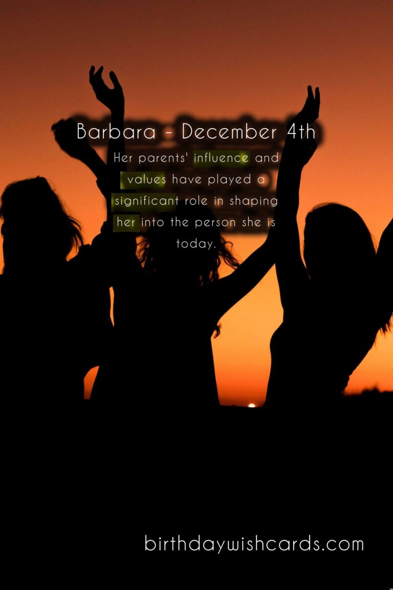 Barbara – December 4th