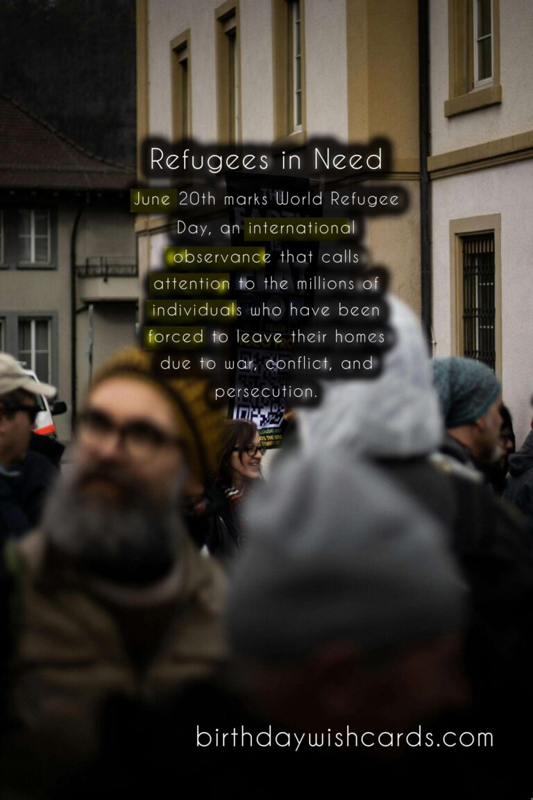World Refugee Day - June 20th