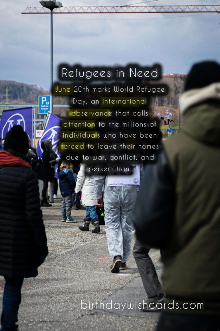 World Refugee Day – June 20th