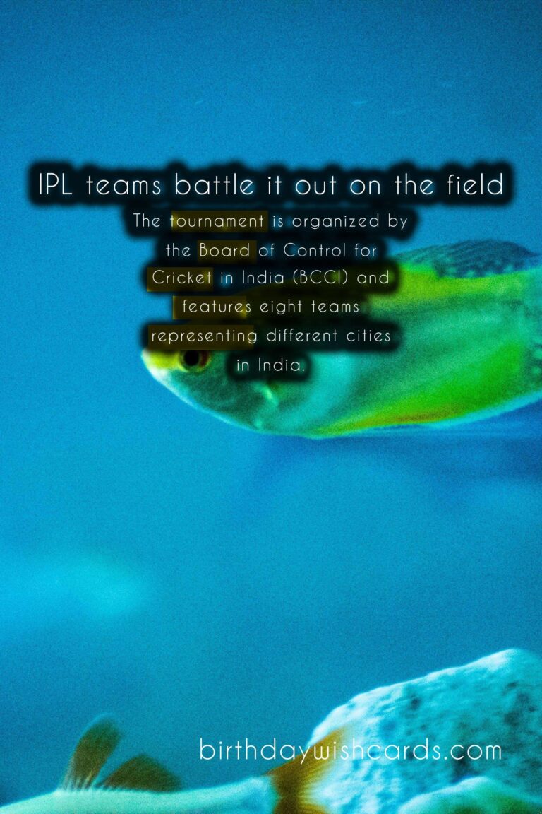 The Excitement and Thrill of the Indian Premier League: March/April Edition