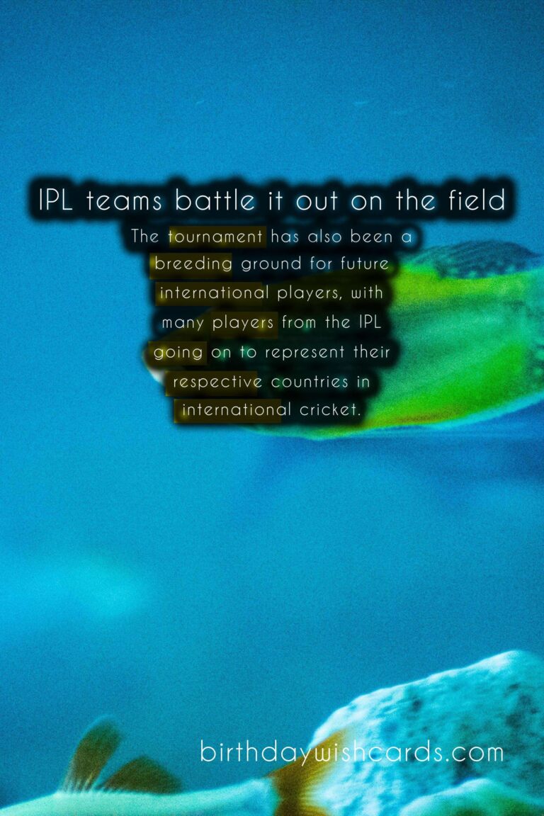 The Excitement and Thrill of the Indian Premier League: March/April Edition