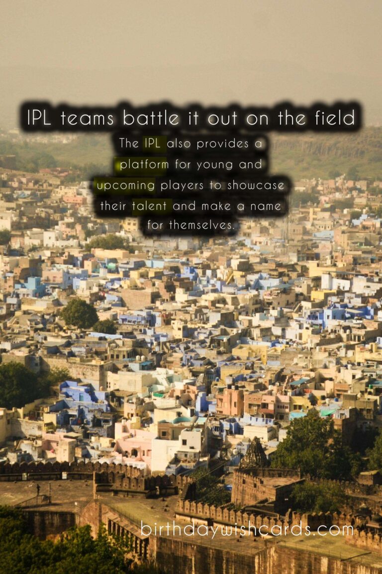 The Excitement and Thrill of the Indian Premier League: March/April Edition