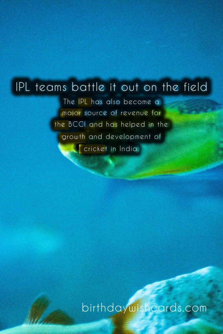 The Excitement and Thrill of the Indian Premier League: March/April Edition