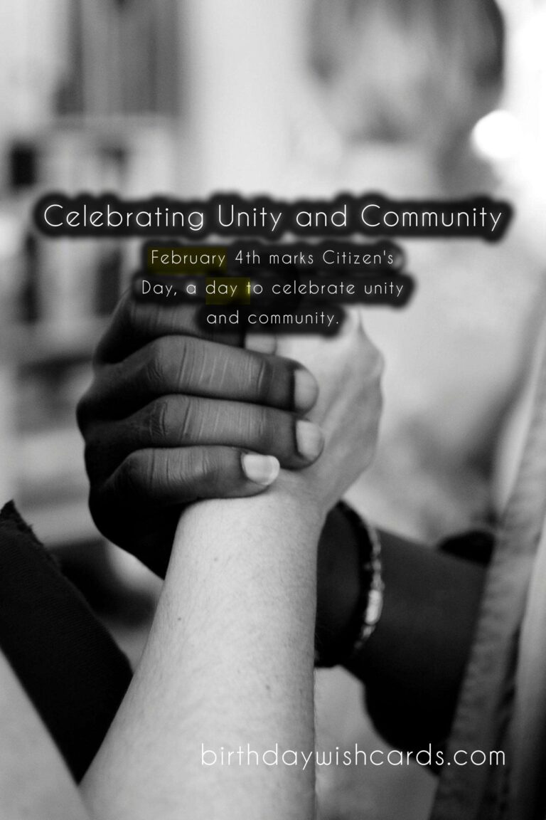 Celebrating February 4th – Citizen’s Day