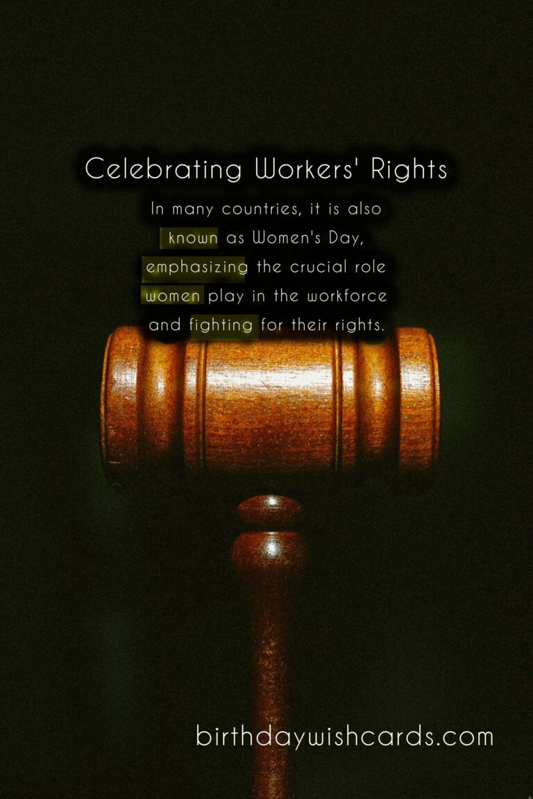 May 1st - Labor Day: Celebrating the International Workers' Day