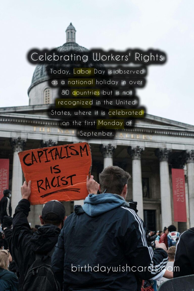 May 1st - Labor Day: Celebrating the International Workers' Day