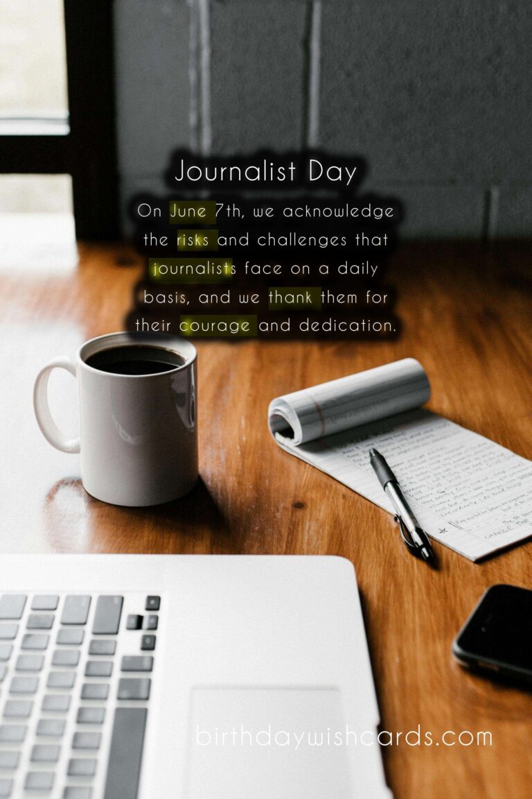 Celebrating the Importance of Journalists on June 7th: The Story Behind Journalist Day