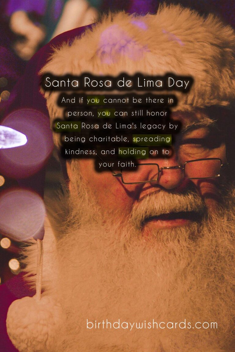 Celebrating August 30th – Santa Rosa de Lima Day