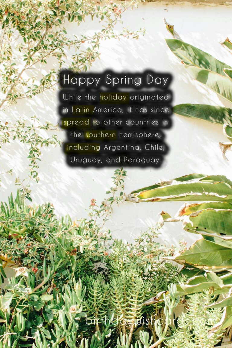 Celebrate the Beginning of Spring on September 24th - Día de la Primavera!