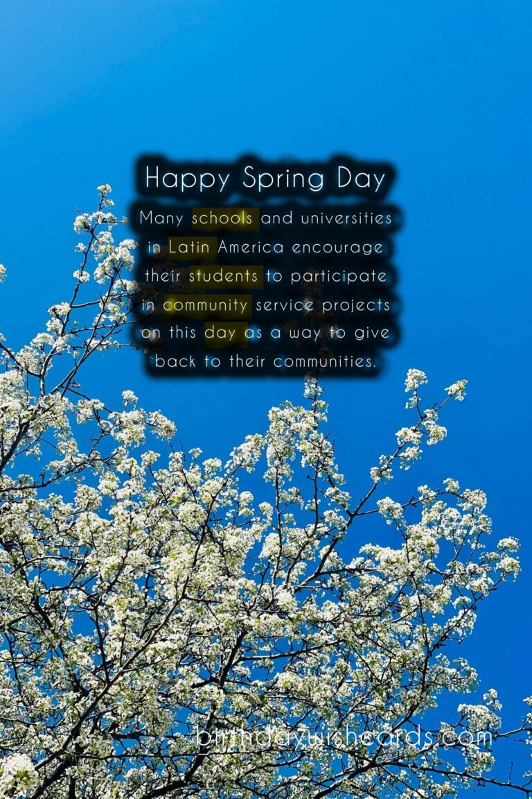 Celebrate the Beginning of Spring on September 24th - Día de la Primavera!