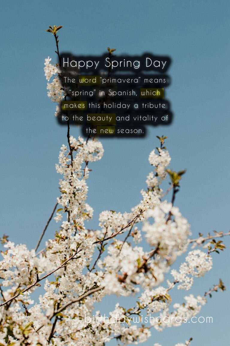 Celebrate the Beginning of Spring on September 24th - Día de la Primavera!