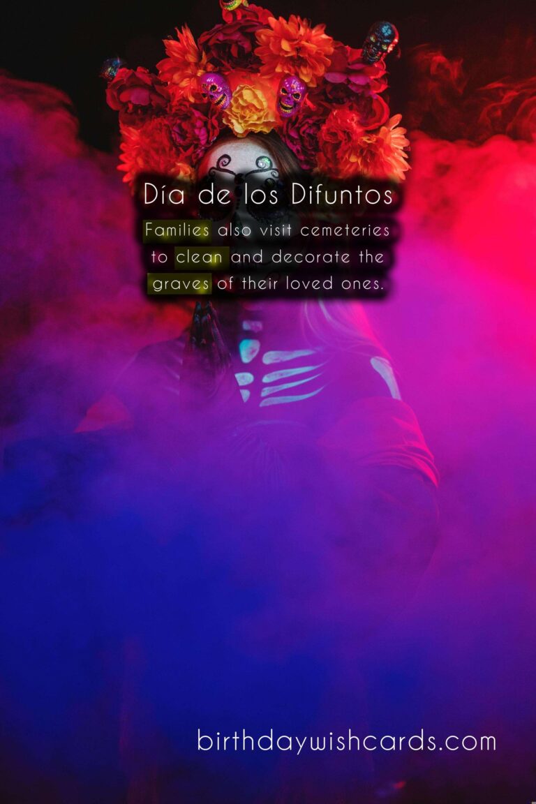 November 2nd – Día de los Difuntos (Day of the Dead)