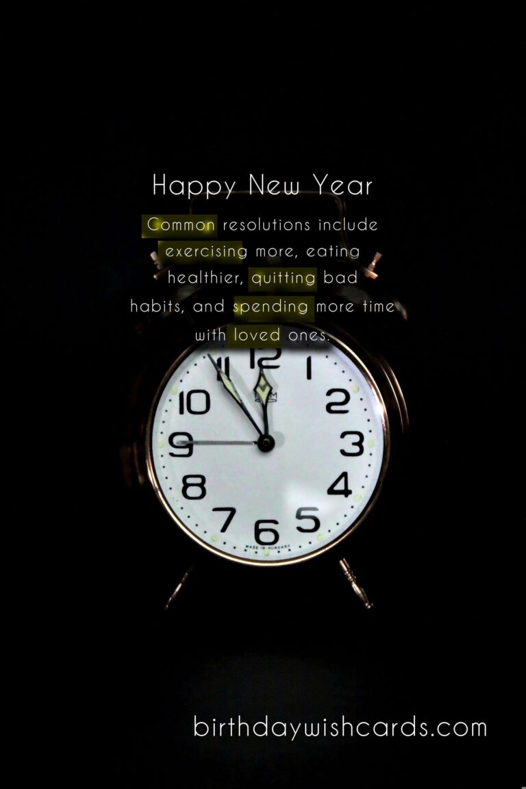 1st January – New Year’s Day