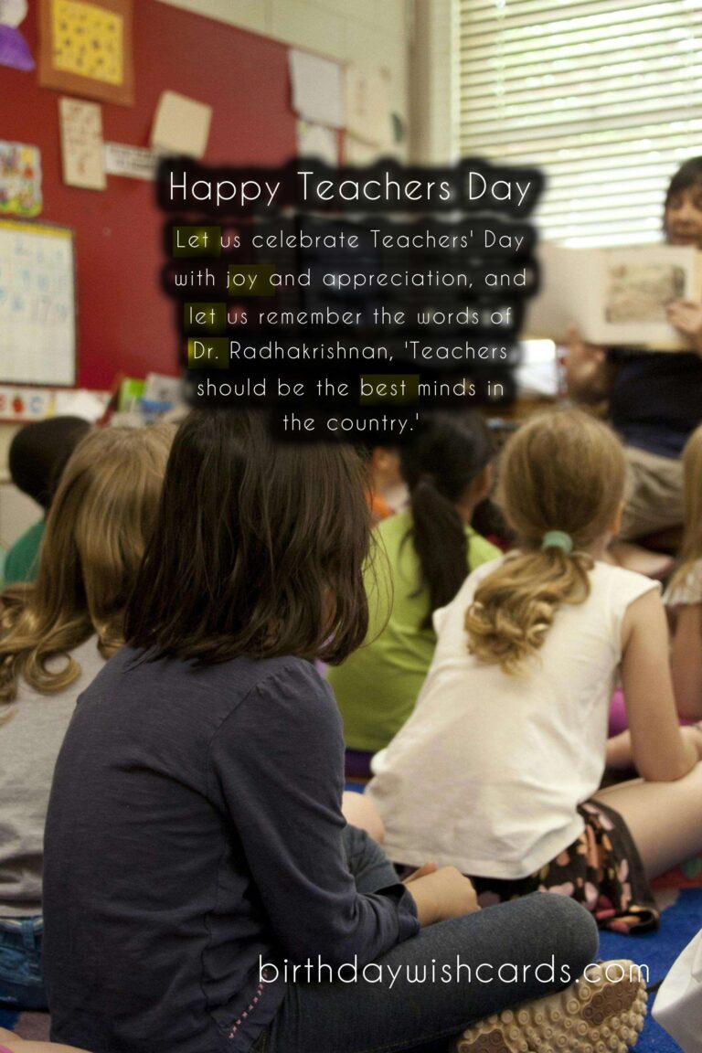 7th November - Teachers' Day: Importance and Celebrations