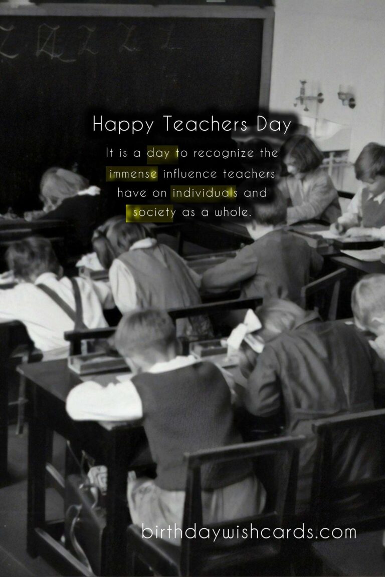 7th November - Teachers' Day: Importance and Celebrations