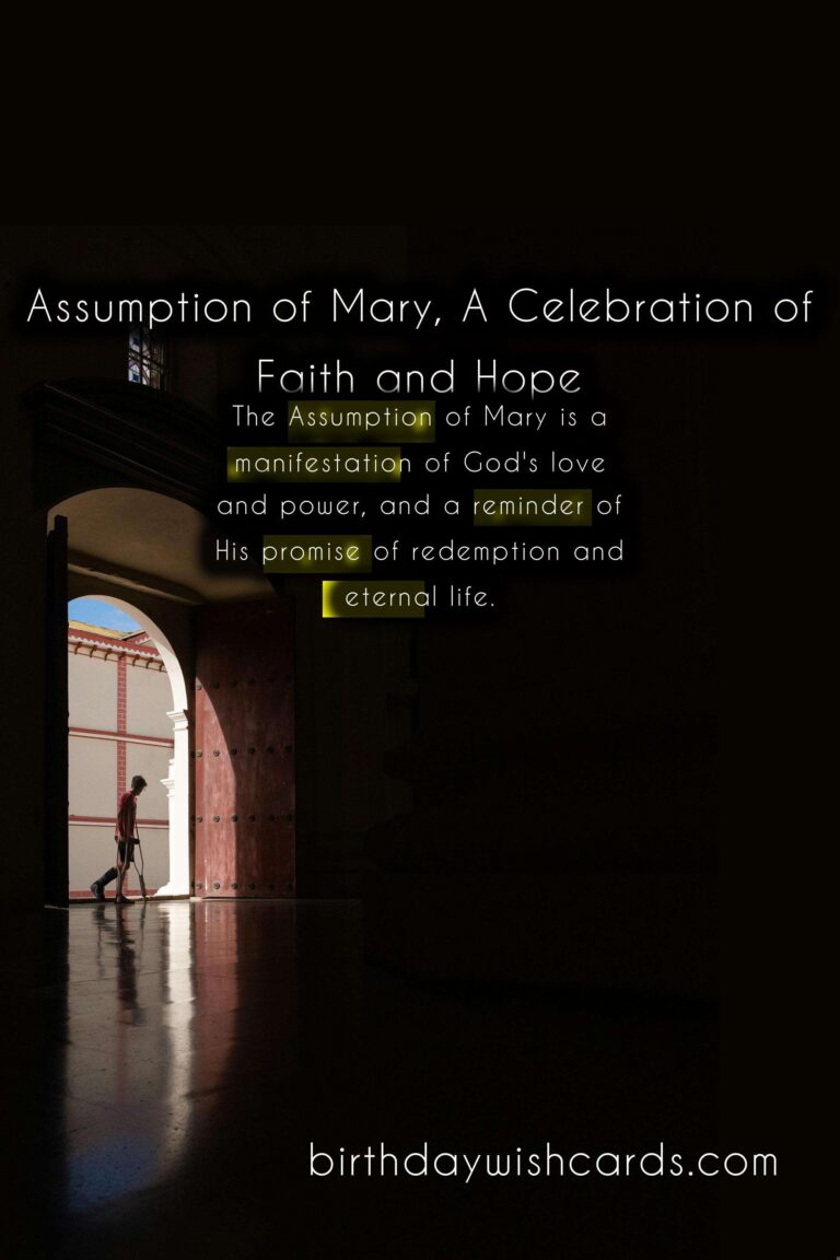 Assumption of Mary - A Celebration of Faith and Hope