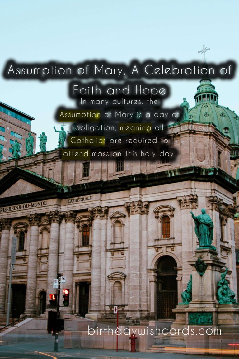 Assumption of Mary - A Celebration of Faith and Hope