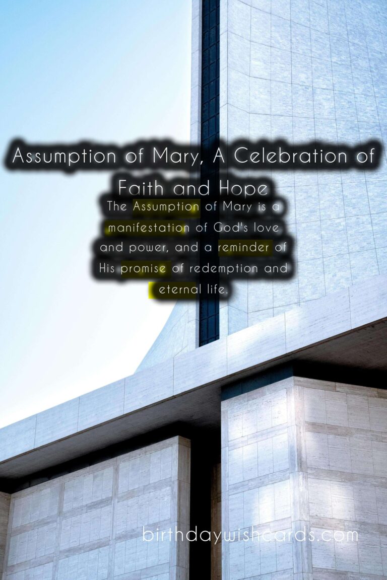 Assumption of Mary - A Celebration of Faith and Hope