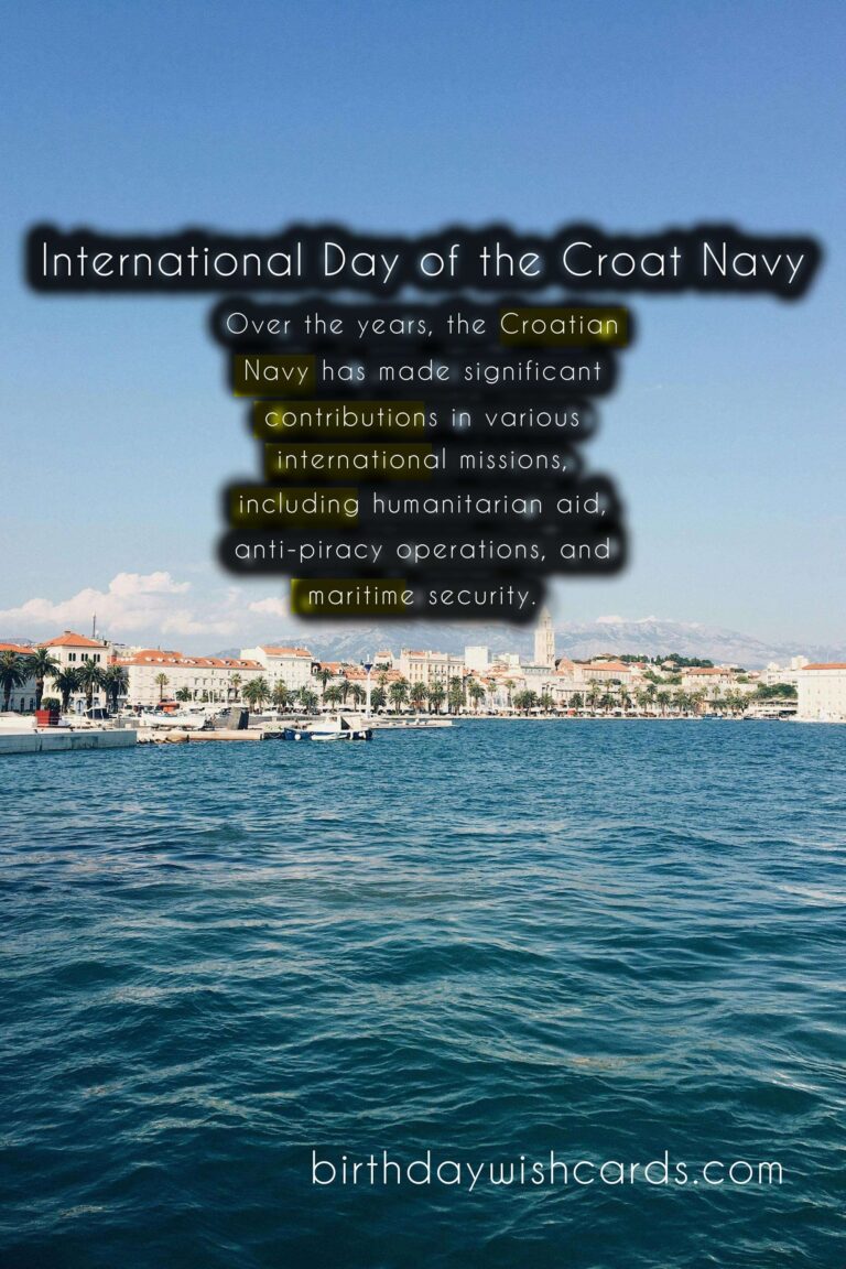 Celebrating the International Day of the Croat Navy on September 18
