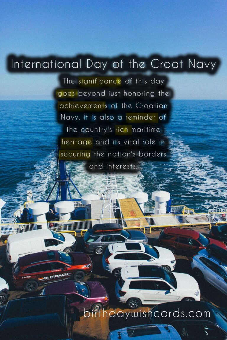Celebrating the International Day of the Croat Navy on September 18