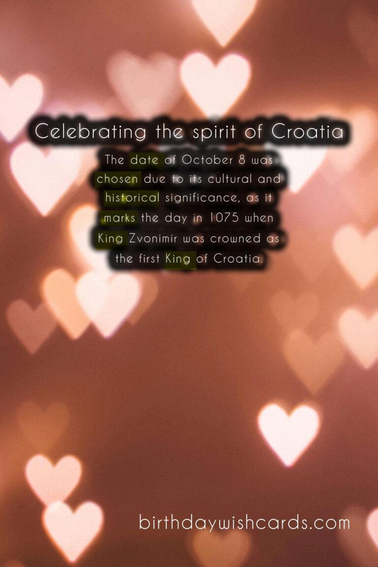 Croatian Statehood Day – A Celebration of National Pride and Unity