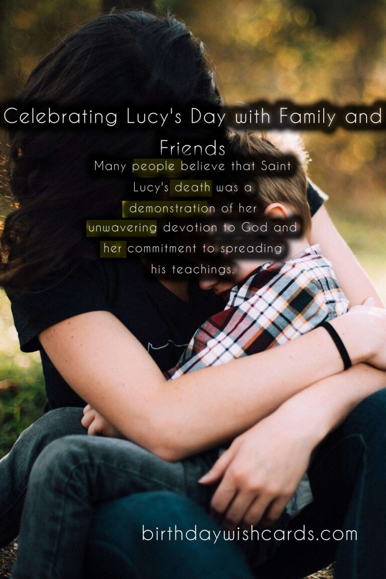 Commemorating Lucy's Day on December 13