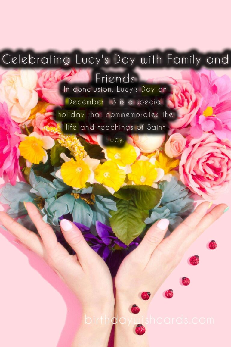Commemorating Lucy's Day on December 13
