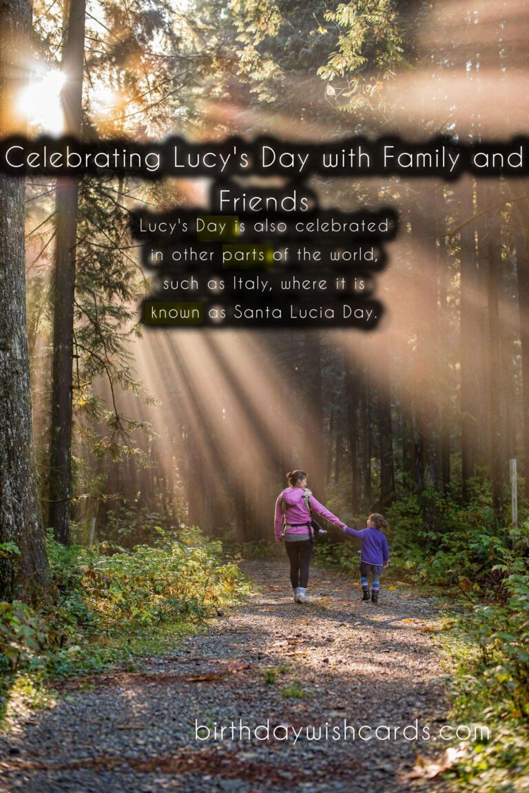 Commemorating Lucy's Day on December 13