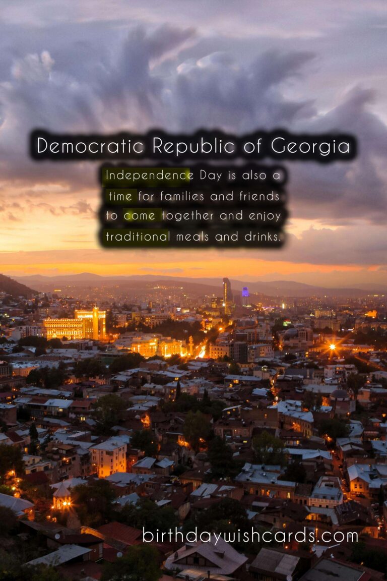 Independence Day - May 25 of Democratic Republic of Georgia