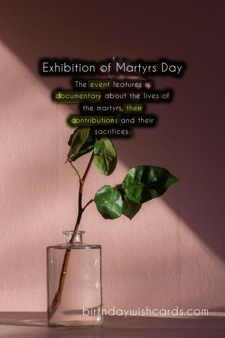 Remembering the Brave: Exhibition of Martyrs Day - August 20
