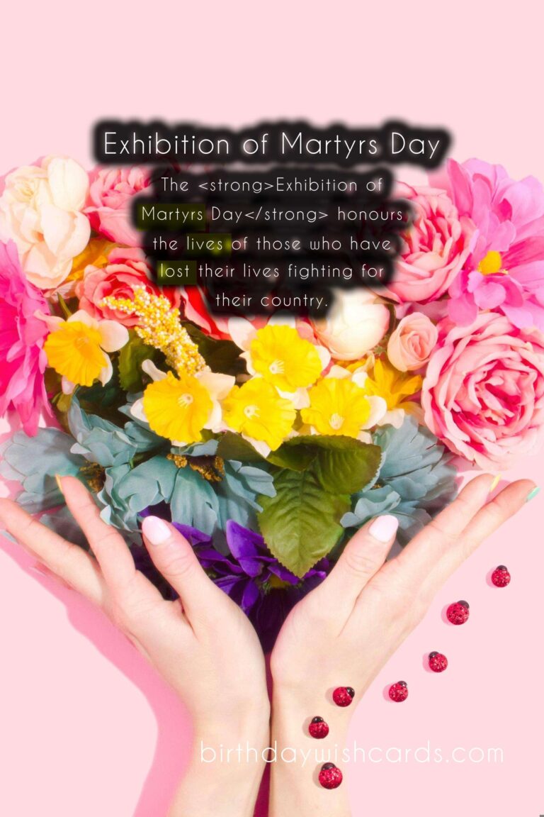 Remembering the Brave: Exhibition of Martyrs Day - August 20