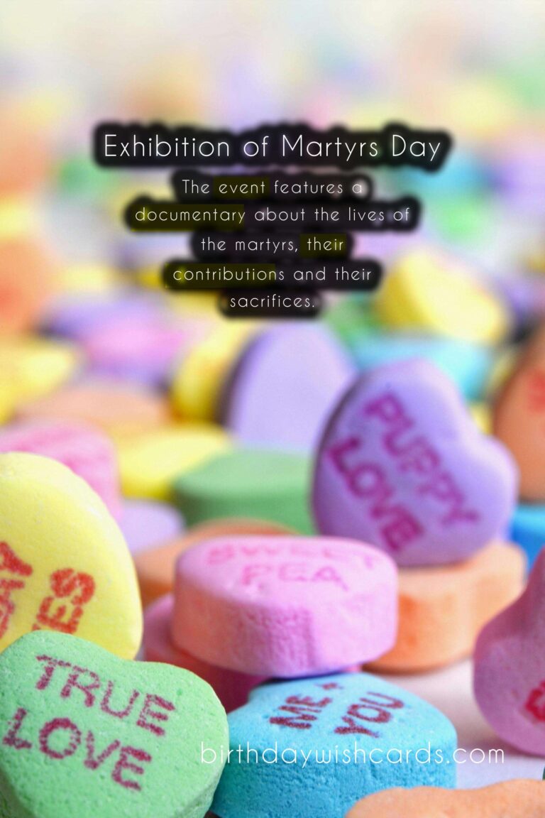 Remembering the Brave: Exhibition of Martyrs Day - August 20