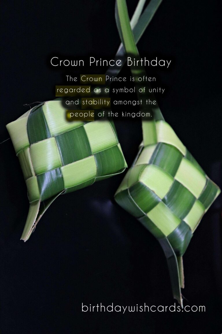 The Majestic Crown Prince Celebrates His Birthday On June 28