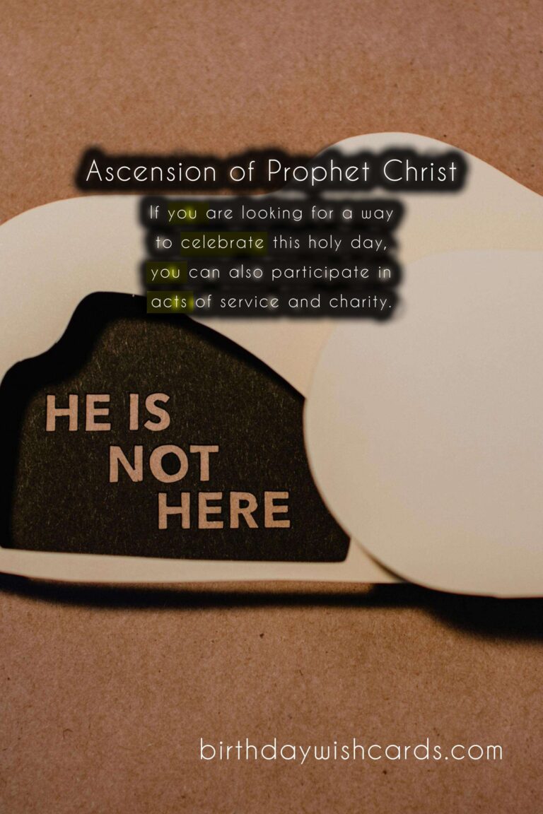 The Ascension of Prophet Christ – May 24