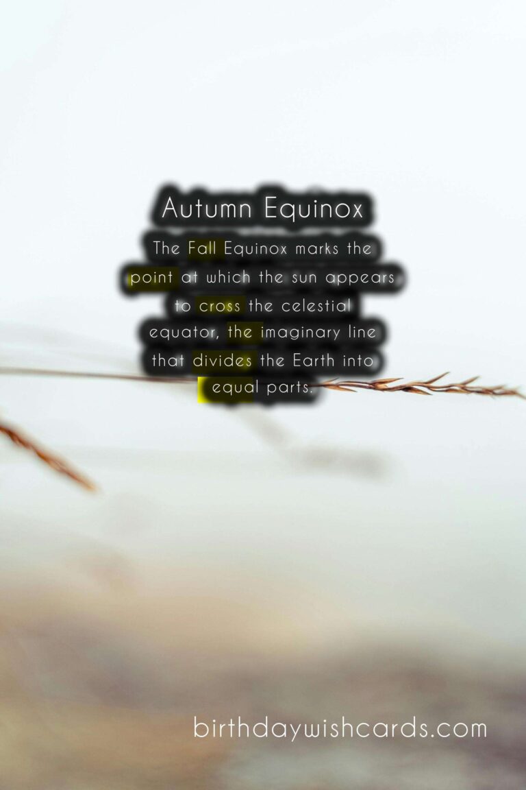 Fall Equinox: The Arrival of Autumn