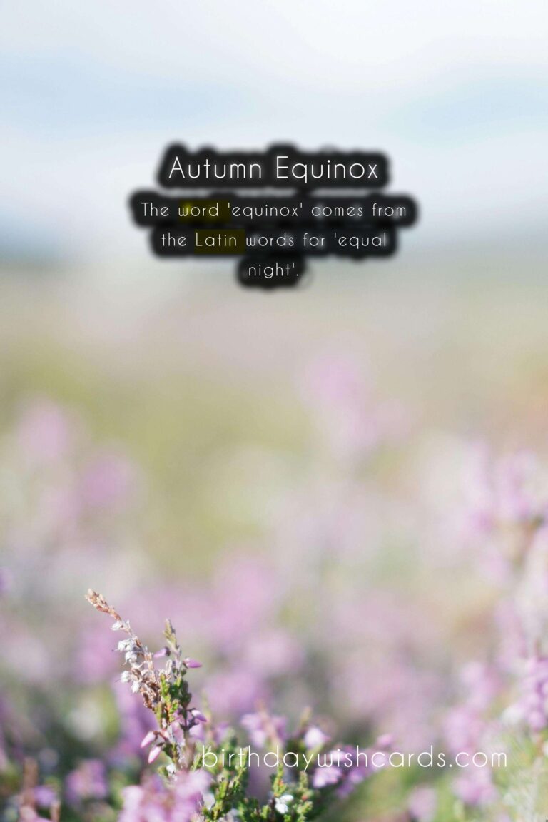 Fall Equinox: The Arrival of Autumn