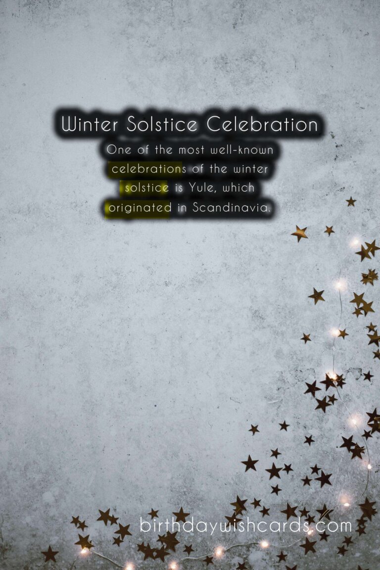 The Winter Solstice: A Celebration of Light and Darkness
