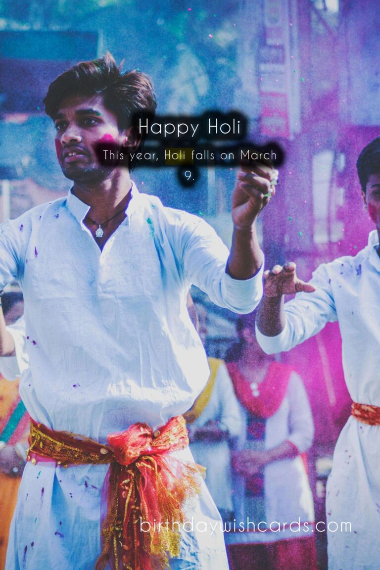 Celebrate Holi on March 9 with Joy and Colors